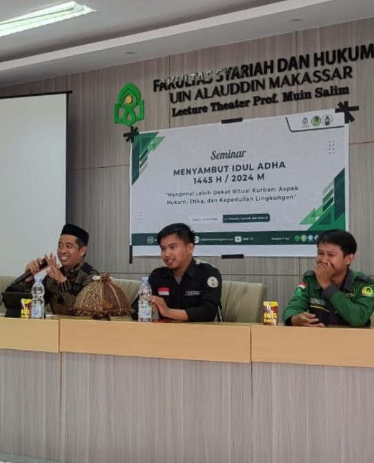 Pelaksanaan Kegiatan Seminar Oleh LDF Al-Ahkam, dalam Rangka Menyambut Pelaksanaan Idul Adha Tahun 1445 H/2024 M